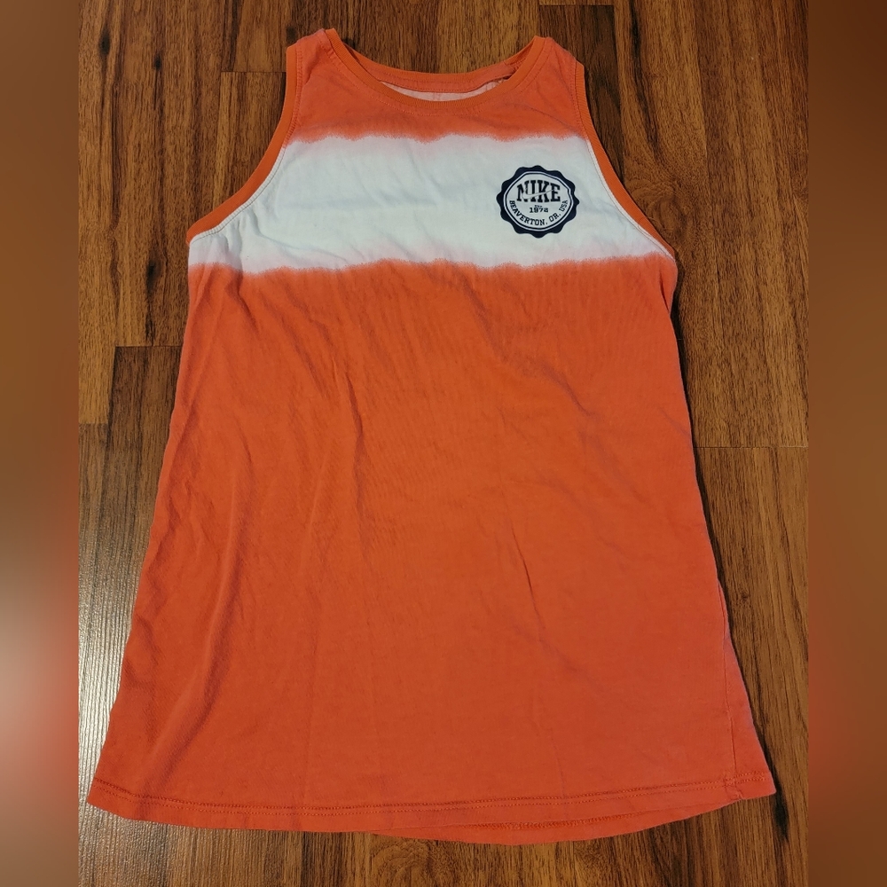 Nike Tie-Dye Pink & White Tank Top - Size XS